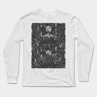 Ocean Wave Personification Long Sleeve T-Shirt